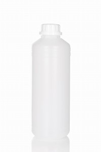 100x Láhev 1000 ml s uzávěrem HDPE