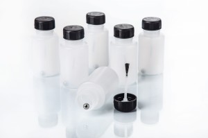 100x Láhev se štětečkem 50 ml HDPE